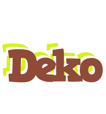 Deko caffeebar logo