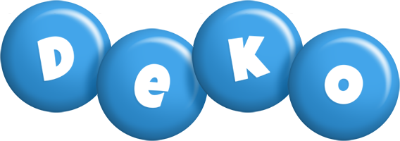 Deko candy-blue logo