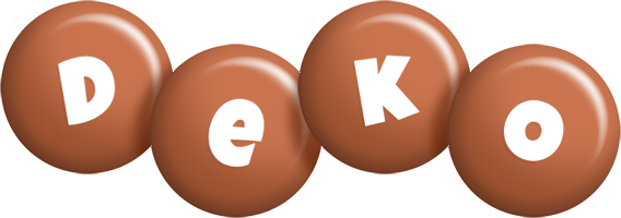 Deko candy-brown logo