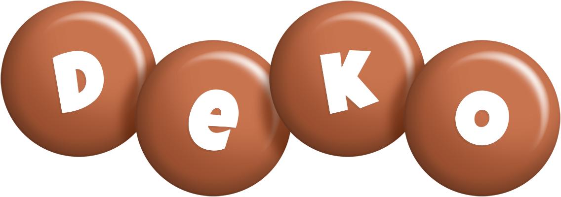 Deko candy-brown logo