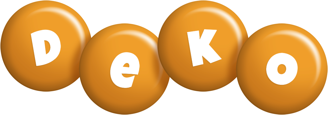 Deko candy-orange logo