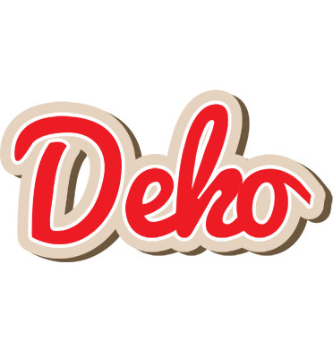 Deko chocolate logo