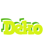 Deko citrus logo