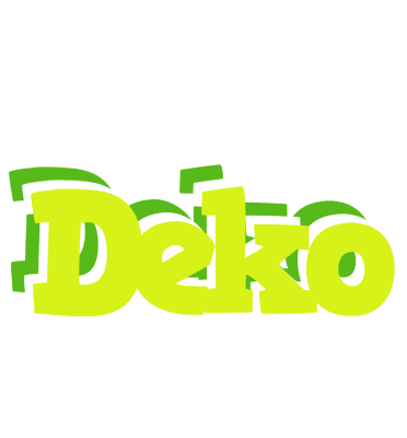 Deko citrus logo