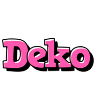 Deko girlish logo