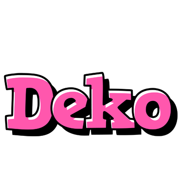 Deko girlish logo
