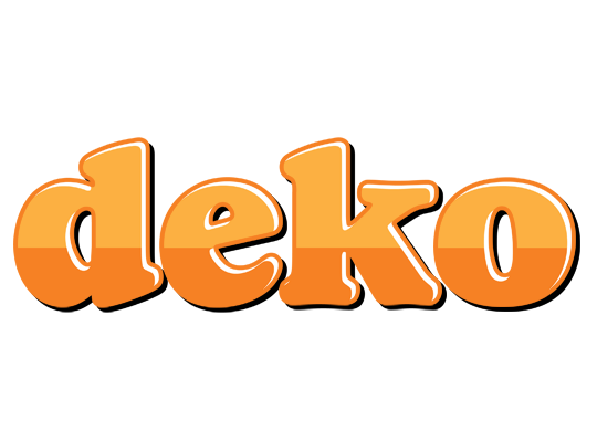 Deko orange logo