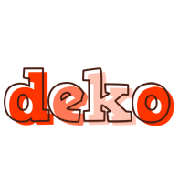 Deko paint logo