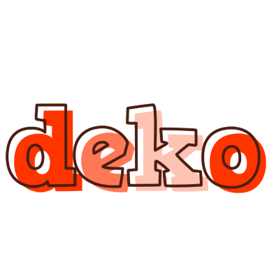 Deko paint logo