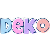 Deko pastel logo