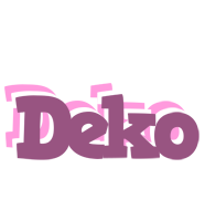 Deko relaxing logo