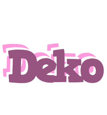 Deko relaxing logo