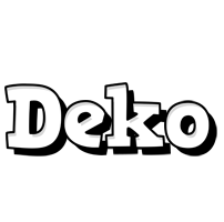 Deko snowing logo