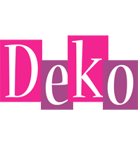 Deko whine logo