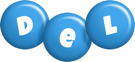 Del candy-blue logo
