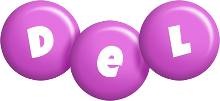 Del candy-purple logo
