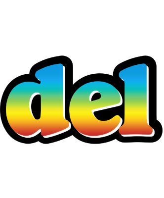 Del color logo