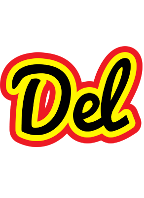 Del flaming logo