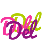 Del flowers logo