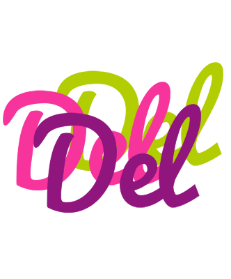 Del flowers logo