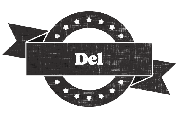 Del grunge logo