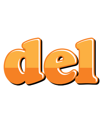 Del orange logo