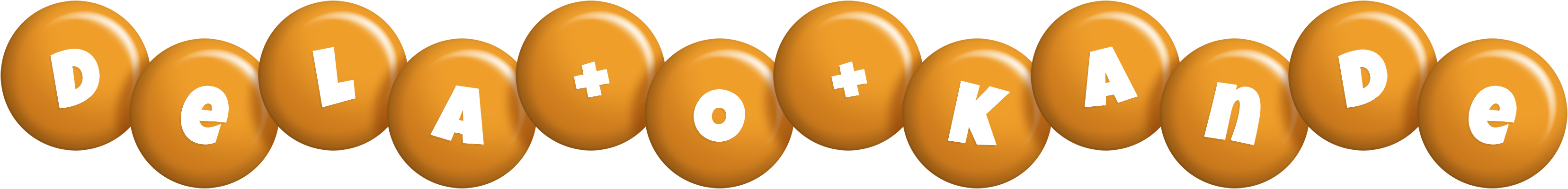 Dela O Kande candy-orange logo
