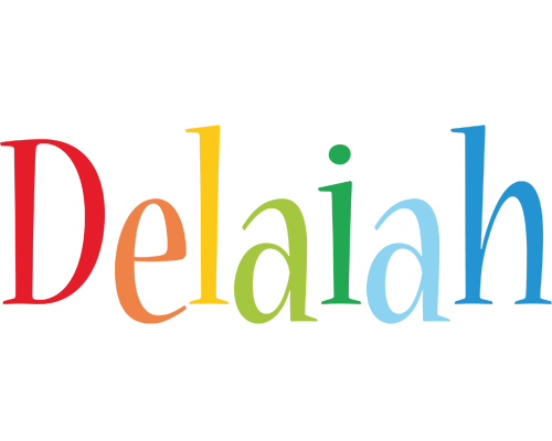Delaiah birthday logo