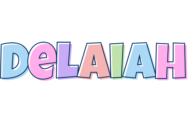 Delaiah pastel logo