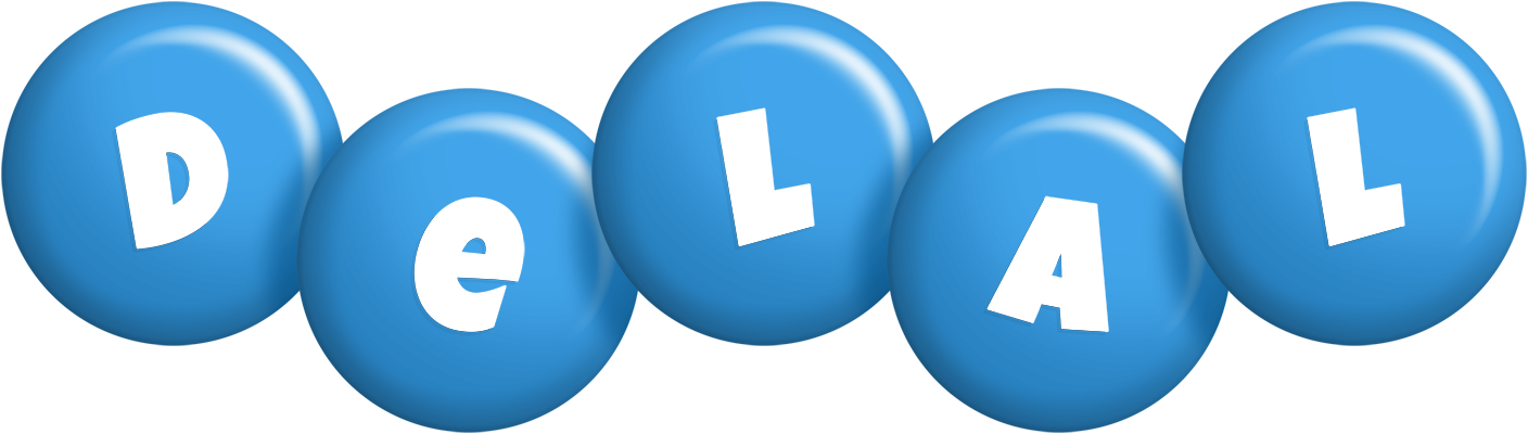 Delal candy-blue logo