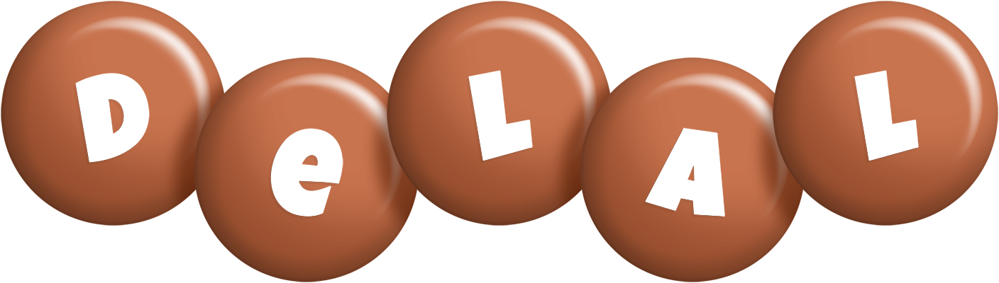 Delal candy-brown logo