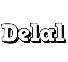 Delal snowing logo