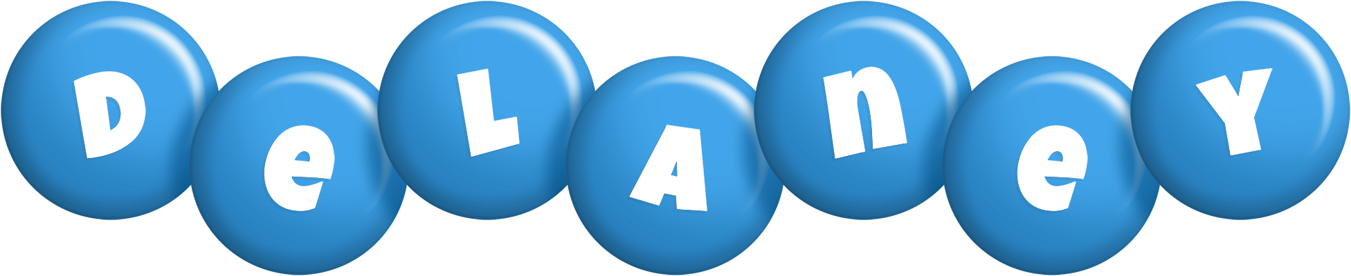 Delaney candy-blue logo