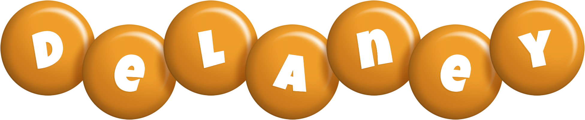 Delaney candy-orange logo
