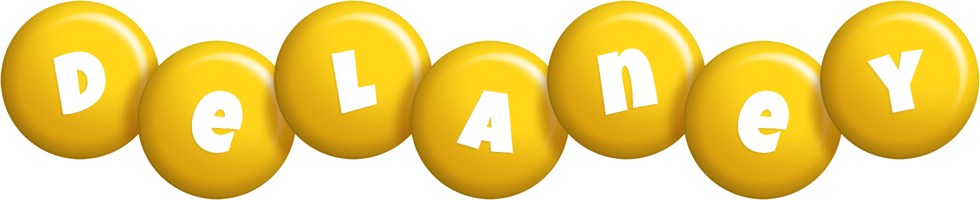 Delaney candy-yellow logo