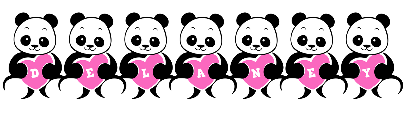 Delaney love-panda logo