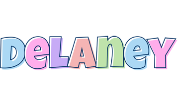 Delaney pastel logo