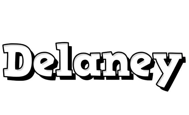 Delaney snowing logo
