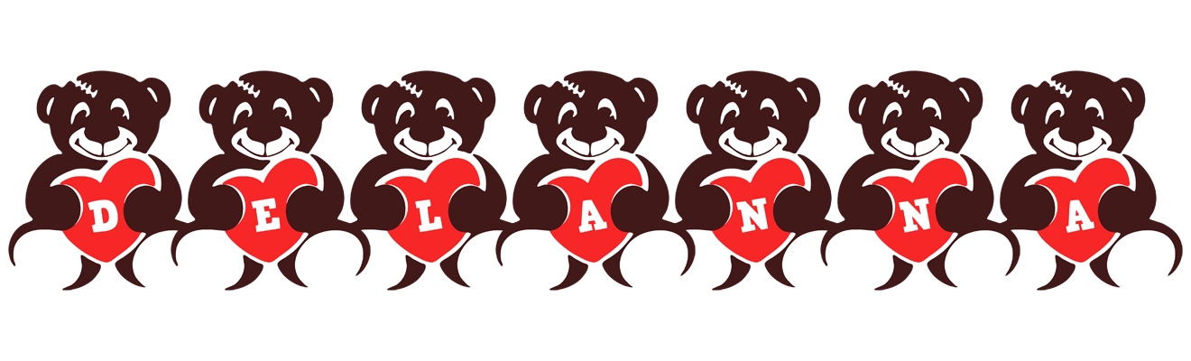 Delanna bear logo