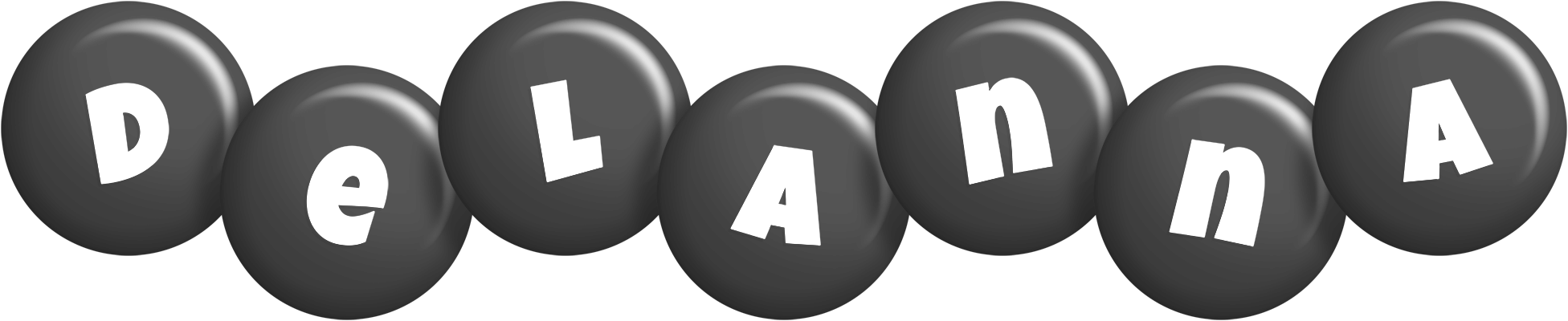 Delanna candy-black logo