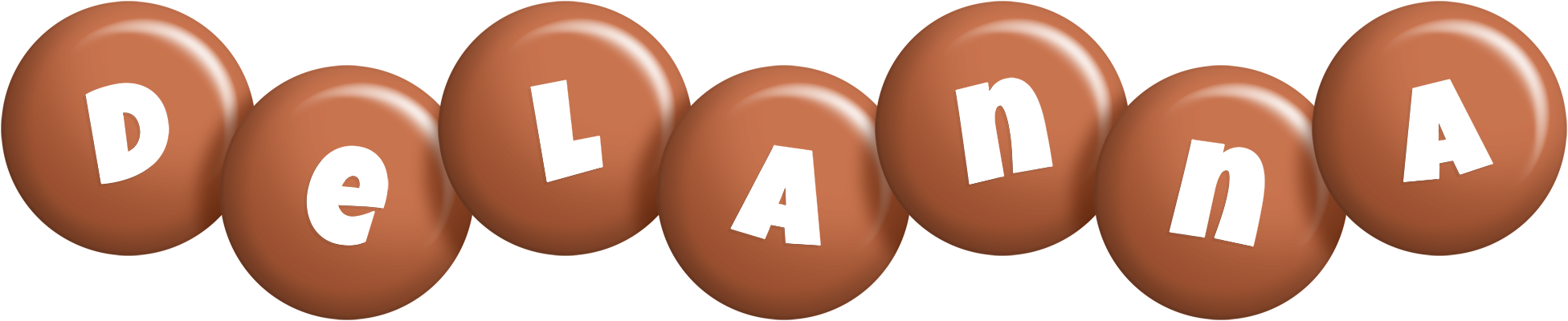 Delanna candy-brown logo