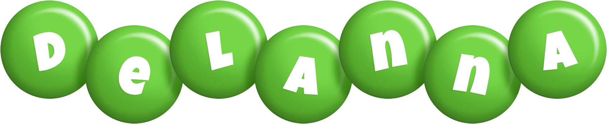 Delanna candy-green logo