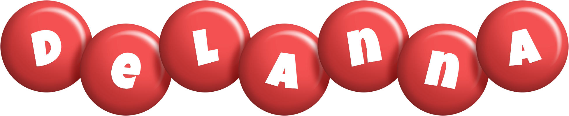 Delanna candy-red logo