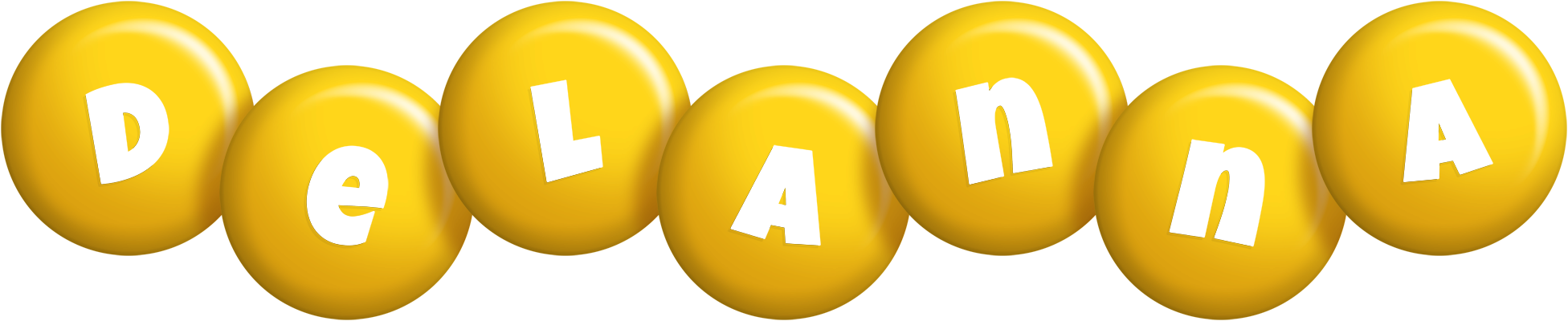 Delanna candy-yellow logo