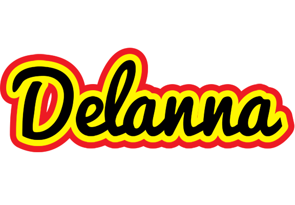 Delanna flaming logo