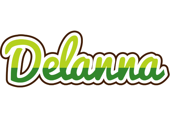 Delanna golfing logo