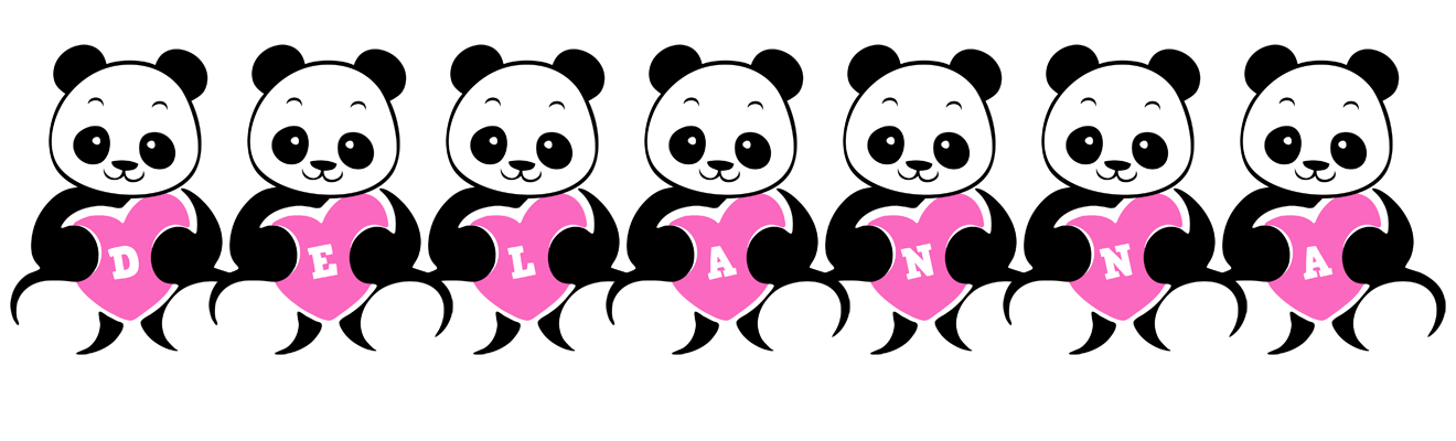 Delanna love-panda logo