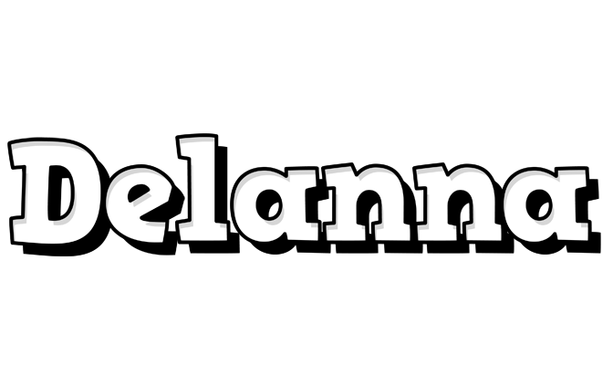 Delanna snowing logo