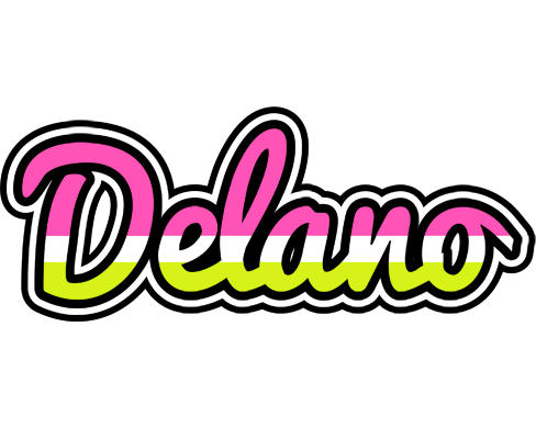 Delano candies logo