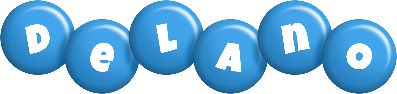 Delano candy-blue logo
